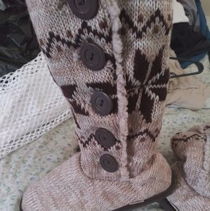 Cloth ugg boot